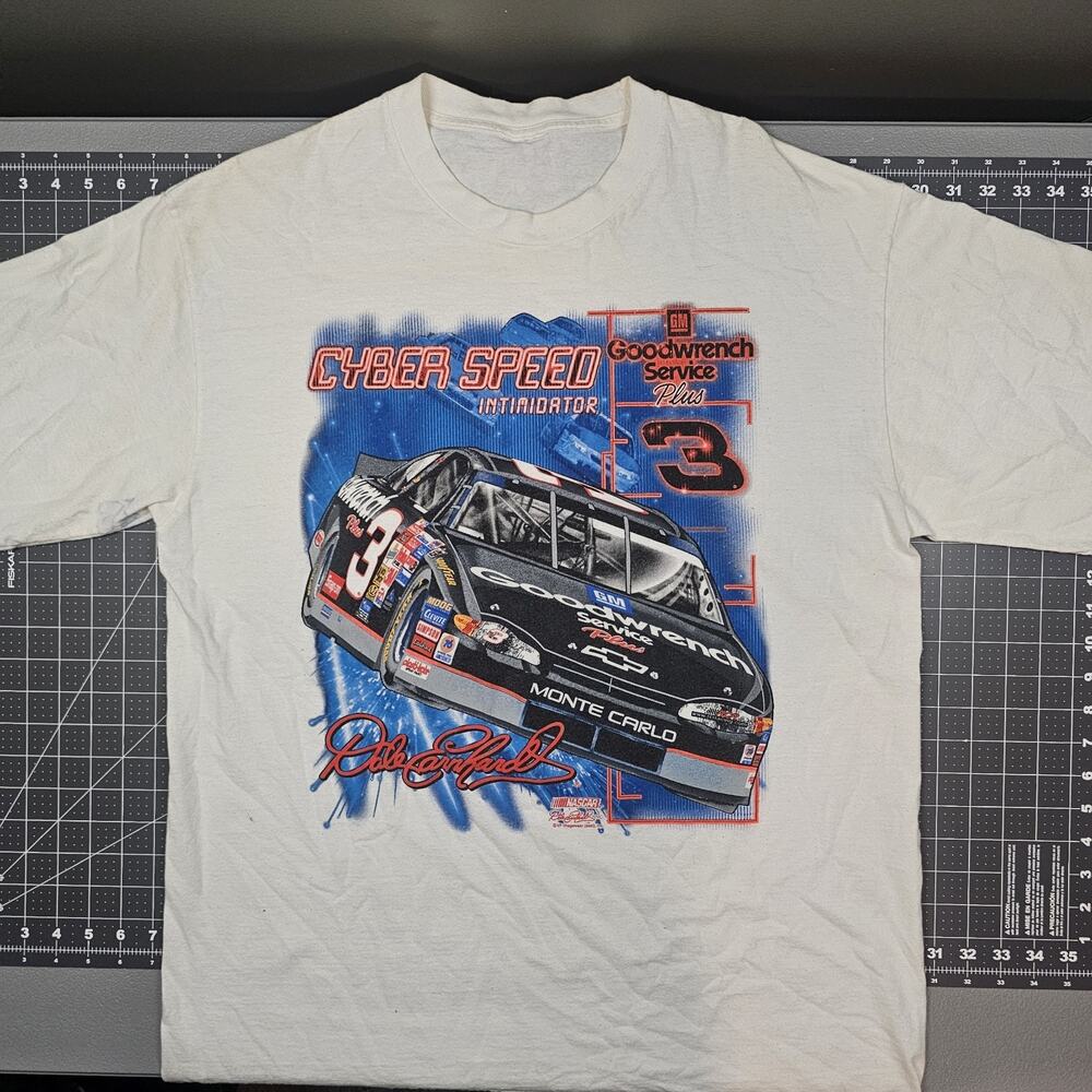 Vintage Dale Earnhardt #3 Tshirt Large 90s Racing Nascar Streetwear Grunge